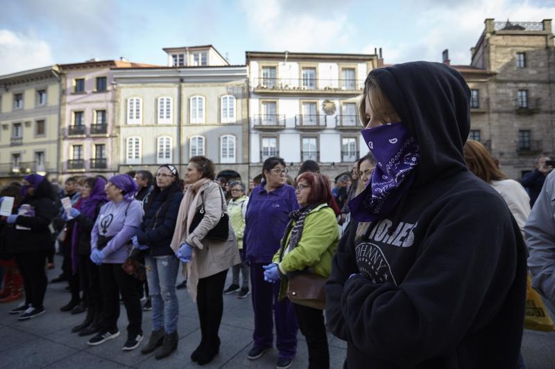 Concentraciones en las principales ciudades asturianas para reclamar el cumplimiento del pacto de Estado y más presupuesto contra la violencia machista