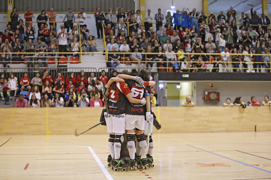 El equipo gijonés se proclama campeón por segunda vez consecutica tras vencer al Vila-Sana por 6-1.