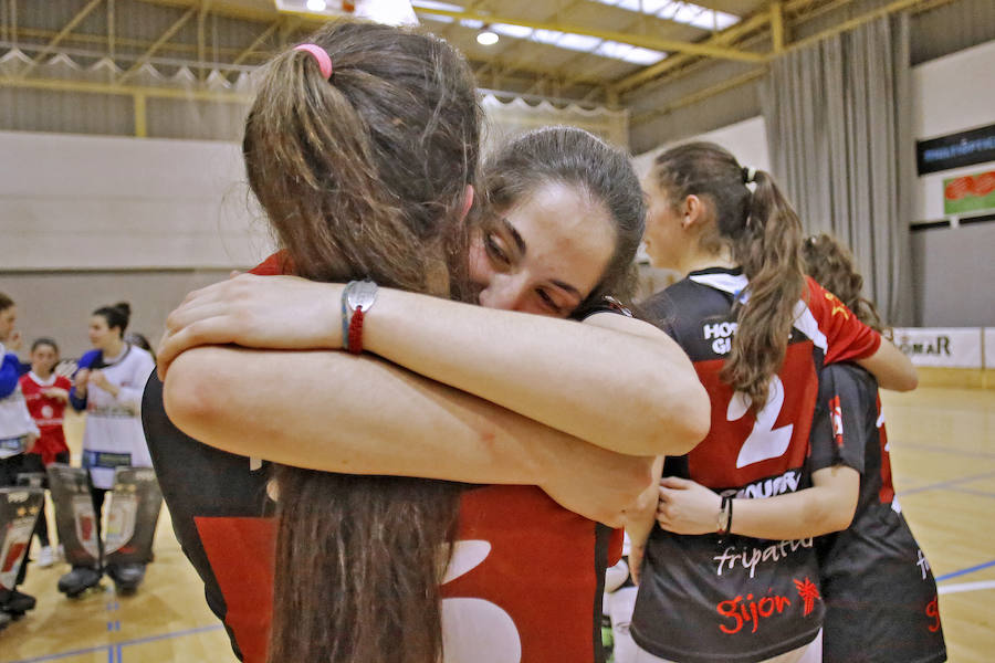 El equipo gijonés se proclama campeón por segunda vez consecutica tras vencer al Vila-Sana por 6-1.