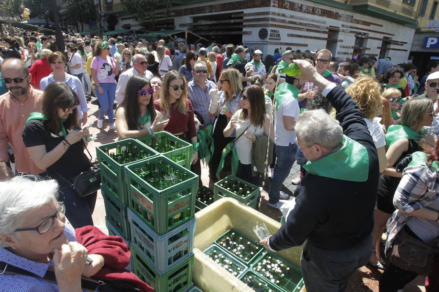 Miles de personas acudieron a degustar las propuestas de los lagareros 