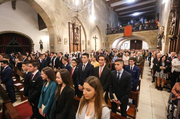 La ceremonia en San Nicolás de Bari. 