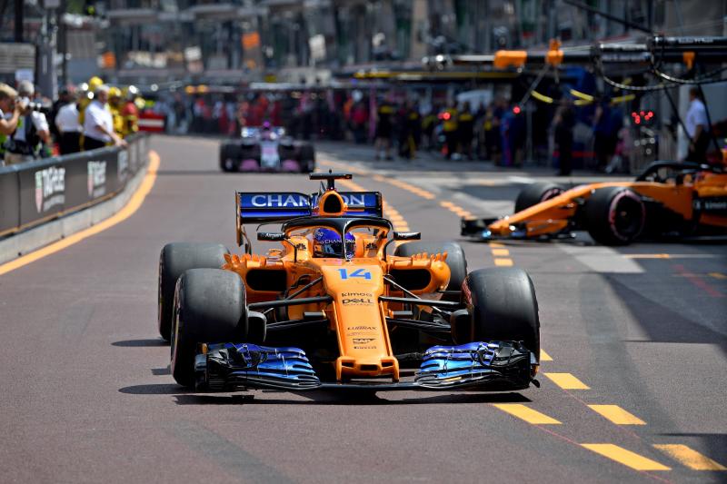 Fernando Alonso en el GP de Mónaco