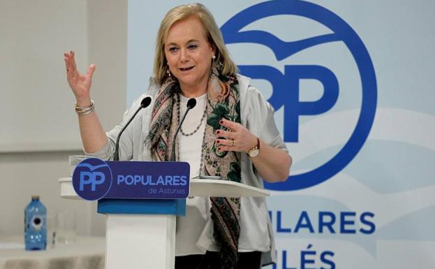 Mercedes Fernández, presidenta del PP de Asturias.