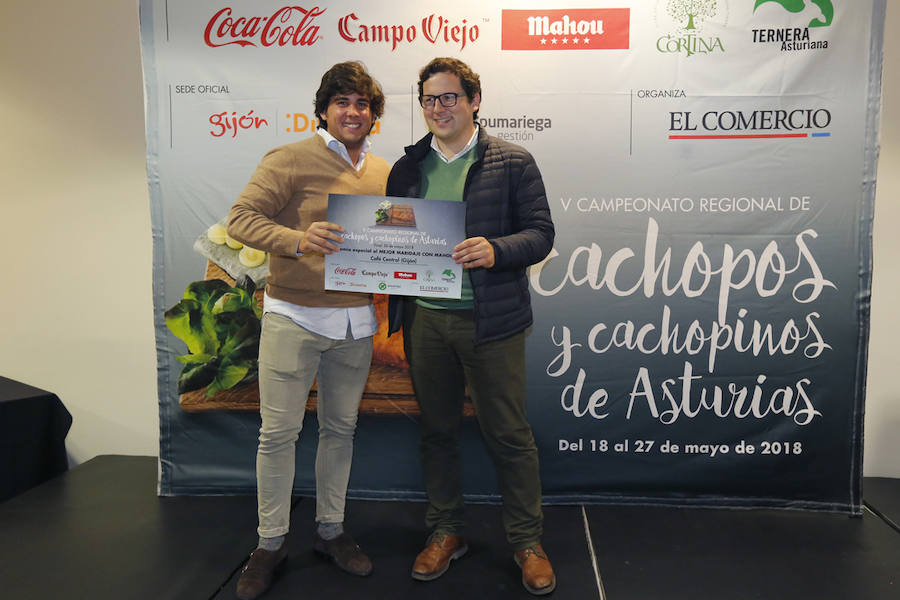 El restaurante ovetense revalidó su título en el concurso organizado por EL COMERCIO y el establecimiento gijonés apostó por ingredientes ecológicos.