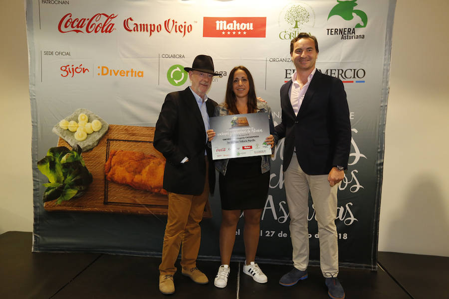 El restaurante ovetense revalidó su título en el concurso organizado por EL COMERCIO y el establecimiento gijonés apostó por ingredientes ecológicos.