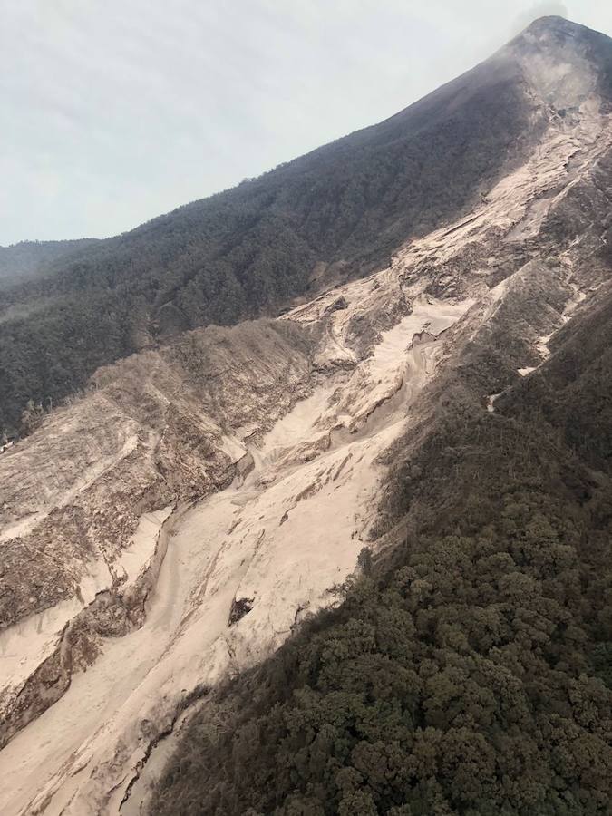 Fotos: Las impactantes imágenes tras la erupción del volcán de Fuego, en Guatemala