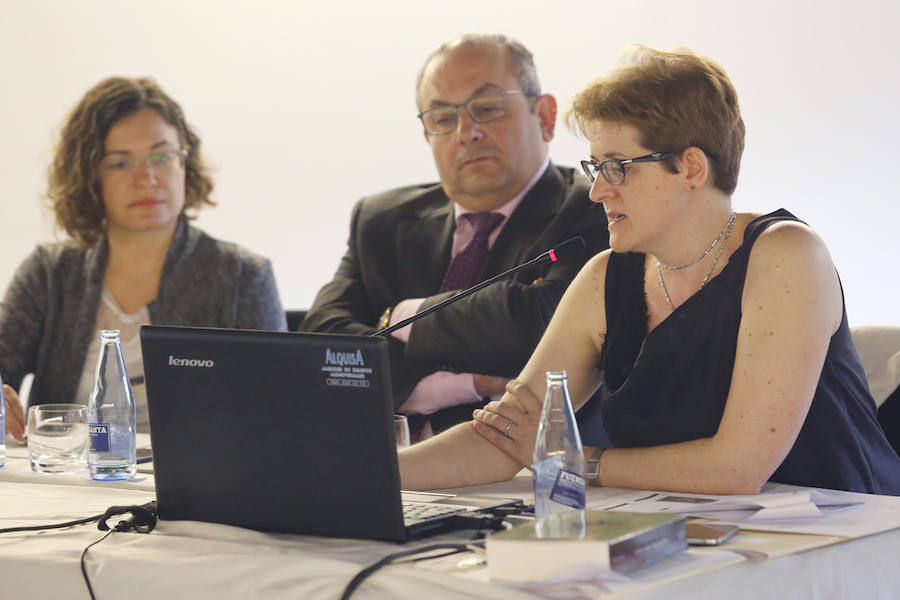 El acto, al que acudió el presidente de la Federación Asturiana de Empresarios (FADE) Belarmino Feito, se celebró en Las Caldas. 