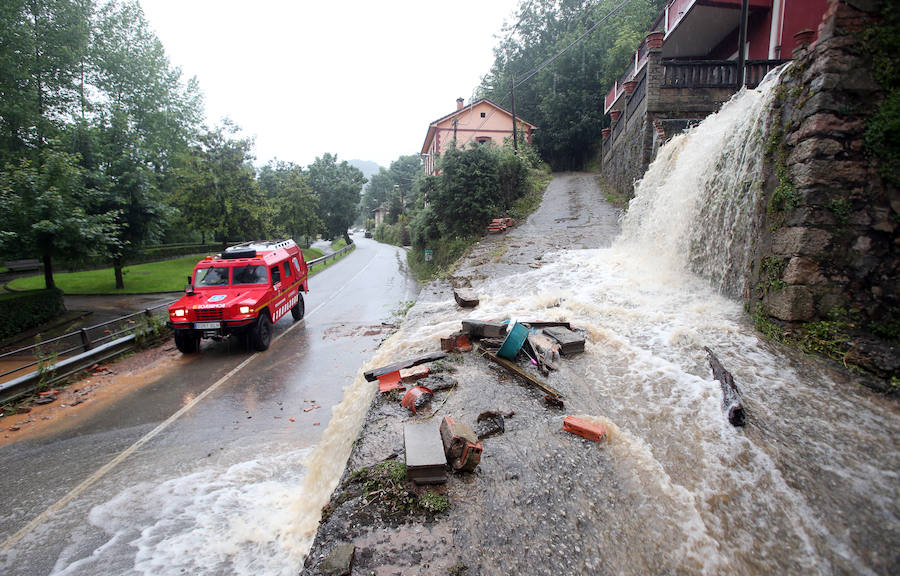 Las precipitaciones han alcanzado ya los 41 litros por metro cuadrado en la capital asturiana