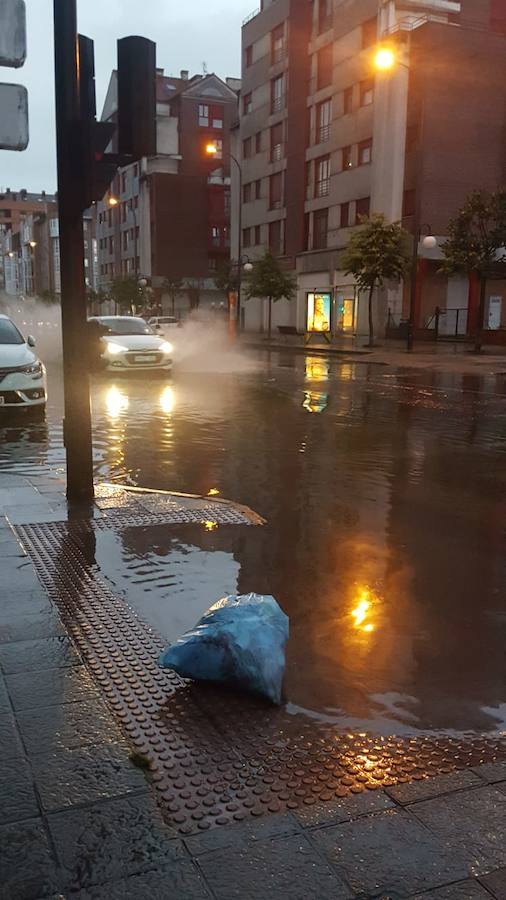 Las precipitaciones han alcanzado ya los 41 litros por metro cuadrado en la capital asturiana