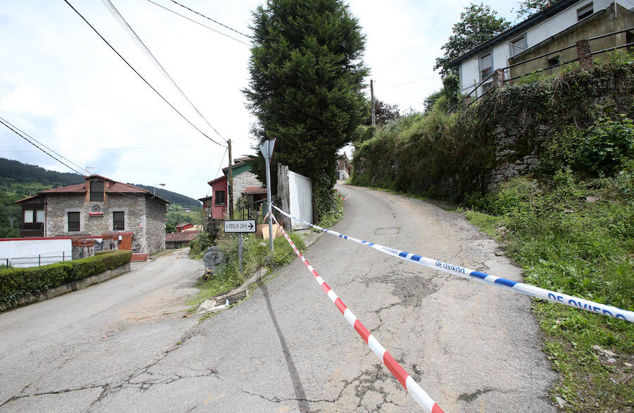 Fotos: Trubia hace balance de daños tras el argayo