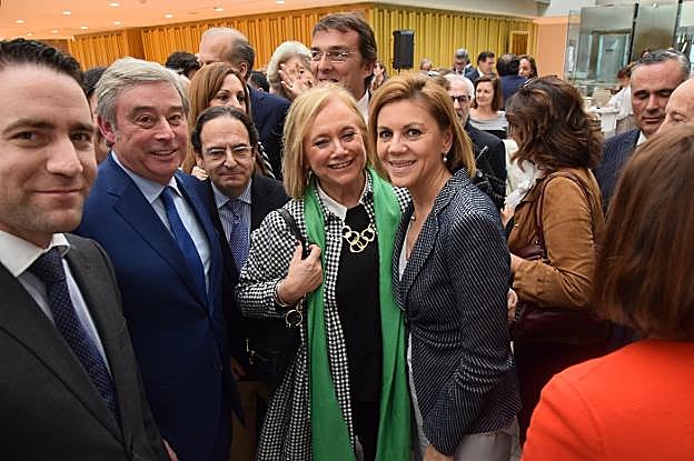 Mercedes Fernández y Cospedal, en un acto celebrado en Madrid en marzo del pasado año. 
