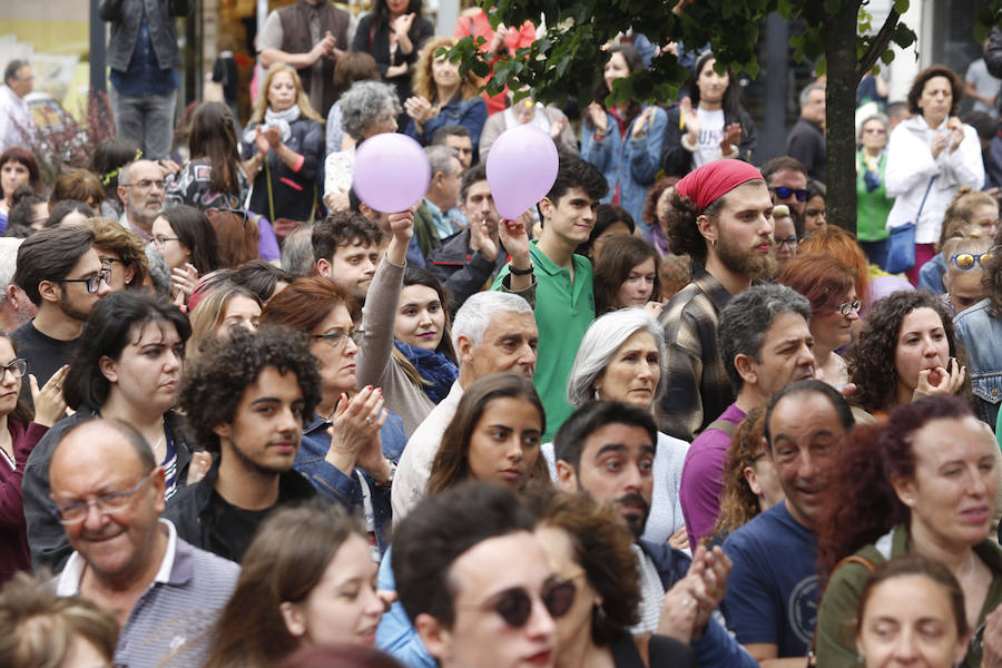 Fotos: Gijón toma la calle contra la libertad provisional