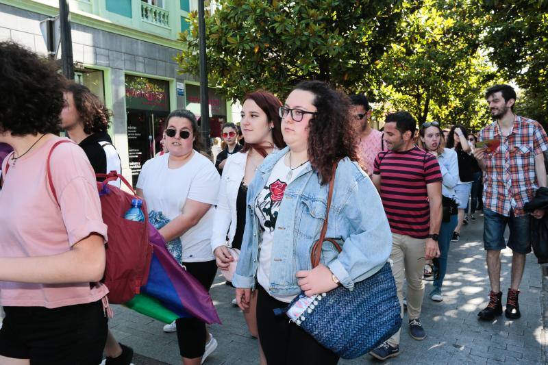 La manifestación del Orgullo, que reunió a cientos de personas, reclamó la urgente tramitación de una ley para proteger a las personas transexuales