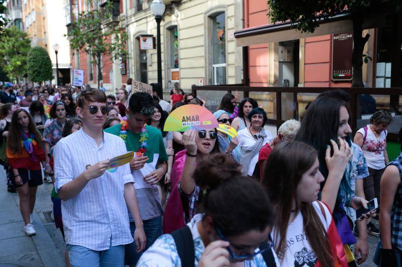 La manifestación del Orgullo, que reunió a cientos de personas, reclamó la urgente tramitación de una ley para proteger a las personas transexuales