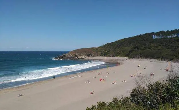 La playa de Frejulfe.