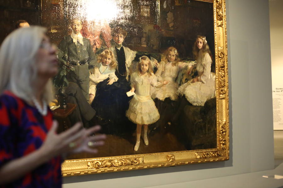 58 cuadros del artista valenciano reunidos en colección por Pedro Masaveu se exponen en Avilés con una puesta en escena que busca darle todo el protagonismo a la obra del artista