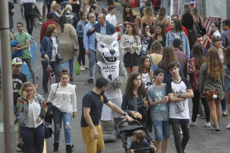 El primer fin de semana festivalero en Gijón termina cargado de múltiples actividades.