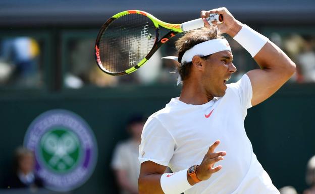 Rafa Nadal, en Wimbledo