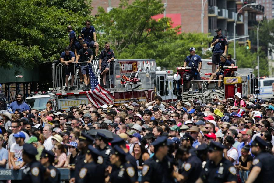 Es un concurso que se celebra en Nueva York por el Día de la Independencia y acapara la atención de los turistas