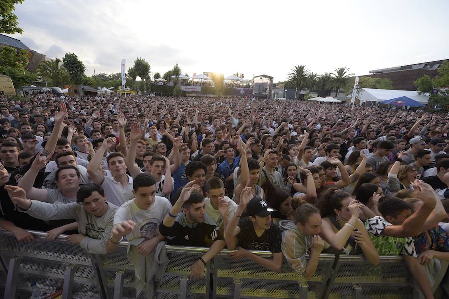 El recinto ferial Luis Adaro de Gijón se llenó de fieles al rap para disfrutar de la mejor rima improvisada.