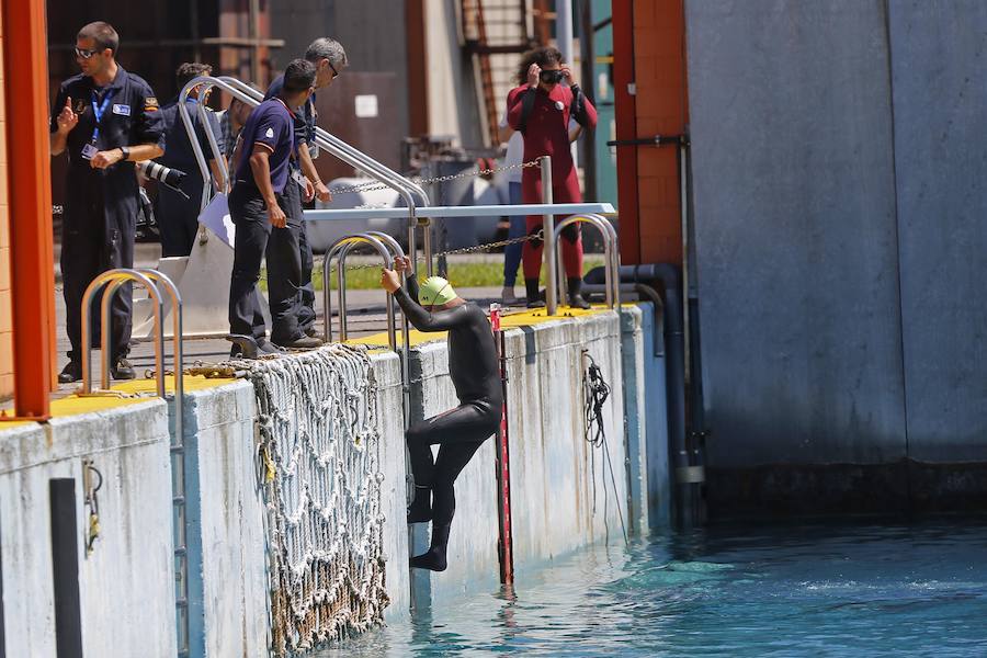Fotos: Pruebas de acceso para la tripulación de helicóptero de Salvamento Marítimo
