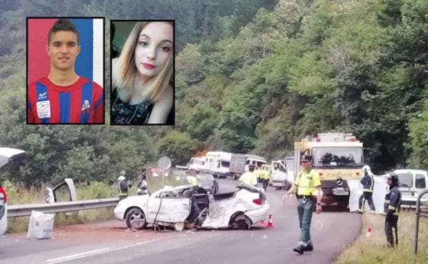 Conmoción y duelo por la muerte de los dos jóvenes en el accidente de Cangas