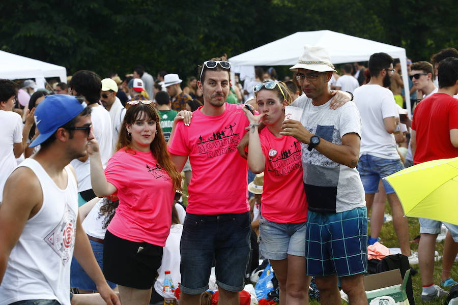 Los romeros disfrutan en Pola de Siero de una veraniega jornada de fiesta