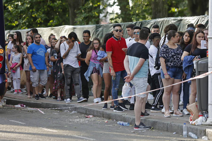 El rey del trap se coronó en el parque de los Hermanos Castro ante más de 5.000 personas con su único concierto en Asturias.