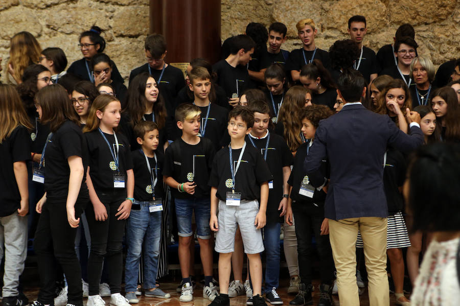 Fotos: Doña Letizia preside la apertura de los cursos de música de la Fundación Princesa