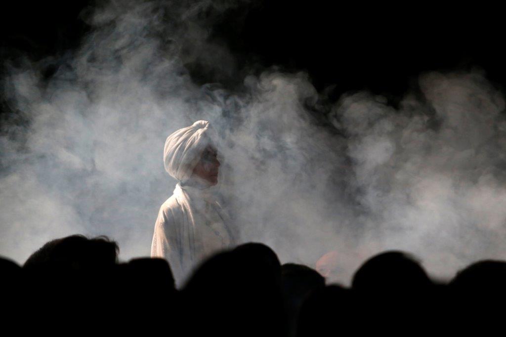 La actriz se subió al escenario junto a Jorge Sanz para interpretar El Funeral