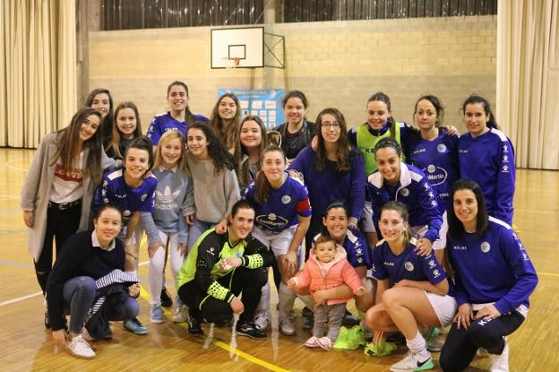 Plantilla del Rodiles fútbol-sala que se estrenó la temporada pasada en la Liga de Segunda División nacional. 