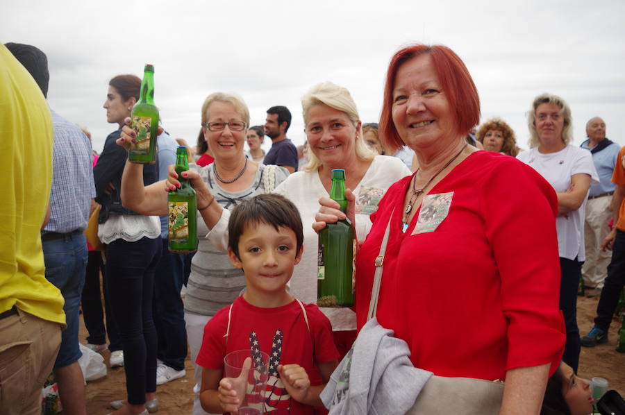 9.580 escanciadores consiguieron que la ciudad supere la marca del año pasado en la tradicional cita en Poniente