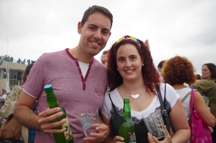 9.580 escanciadores consiguieron que la ciudad supere la marca del año pasado en la tradicional cita en Poniente