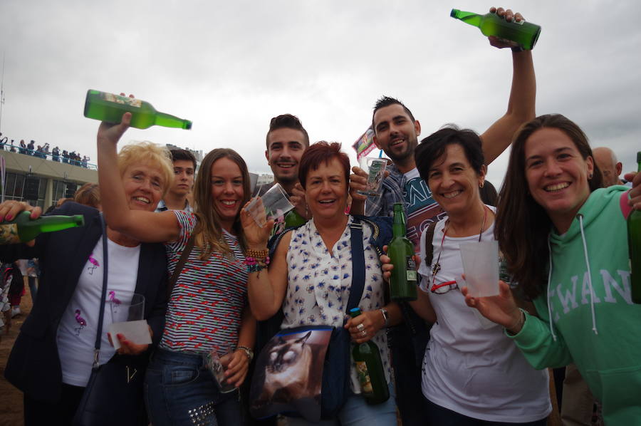 9.580 escanciadores consiguieron que la ciudad supere la marca del año pasado en la tradicional cita en Poniente