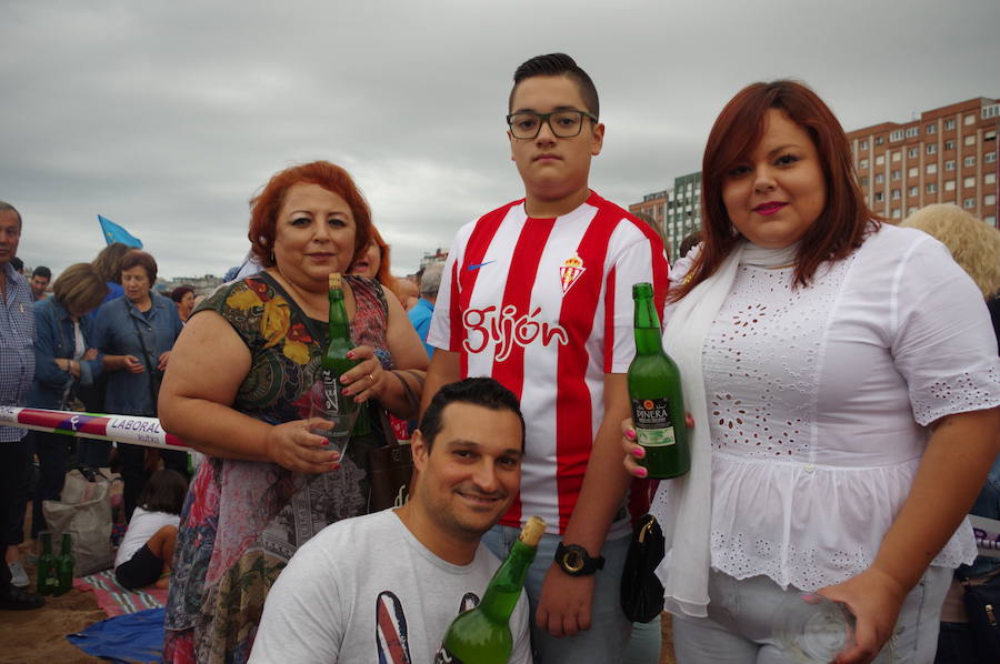 9.580 escanciadores consiguieron que la ciudad supere la marca del año pasado en la tradicional cita en Poniente