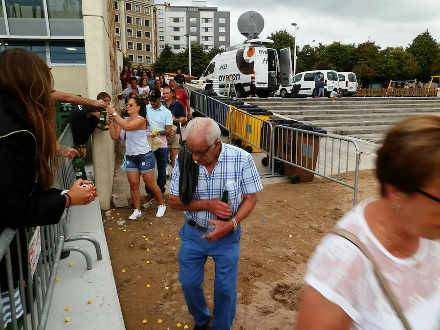 9.580 escanciadores consiguieron que la ciudad supere la marca del año pasado en la tradicional cita en Poniente