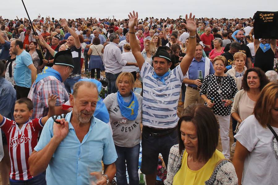 9.580 escanciadores consiguieron que la ciudad supere la marca del año pasado en la tradicional cita en Poniente