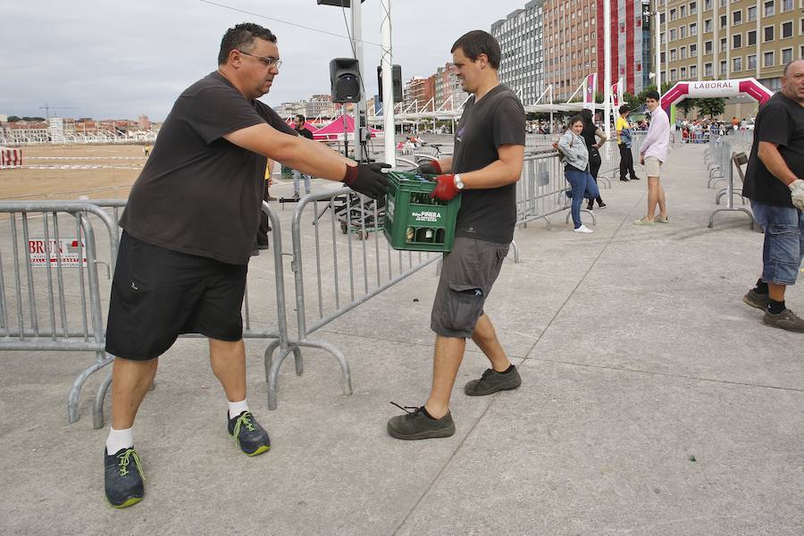 9.580 escanciadores consiguieron que la ciudad supere la marca del año pasado en la tradicional cita en Poniente