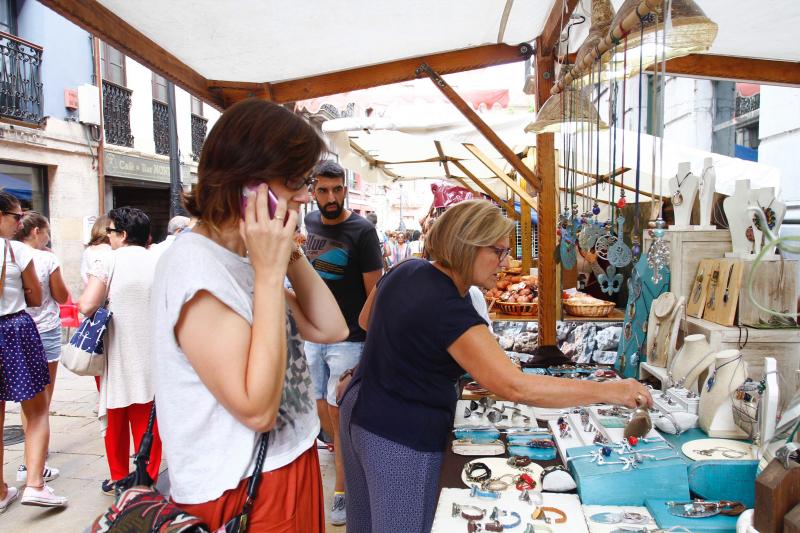 El mercado medieval abre hasta el día de San Agustín con más de un centenar de puestos de artesanía y gastronomía, juegos infantiles y actividades de animación de calle.