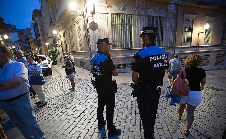 Avilés movilizará a 93 efectivos de seguridad en la noche de San Agustín