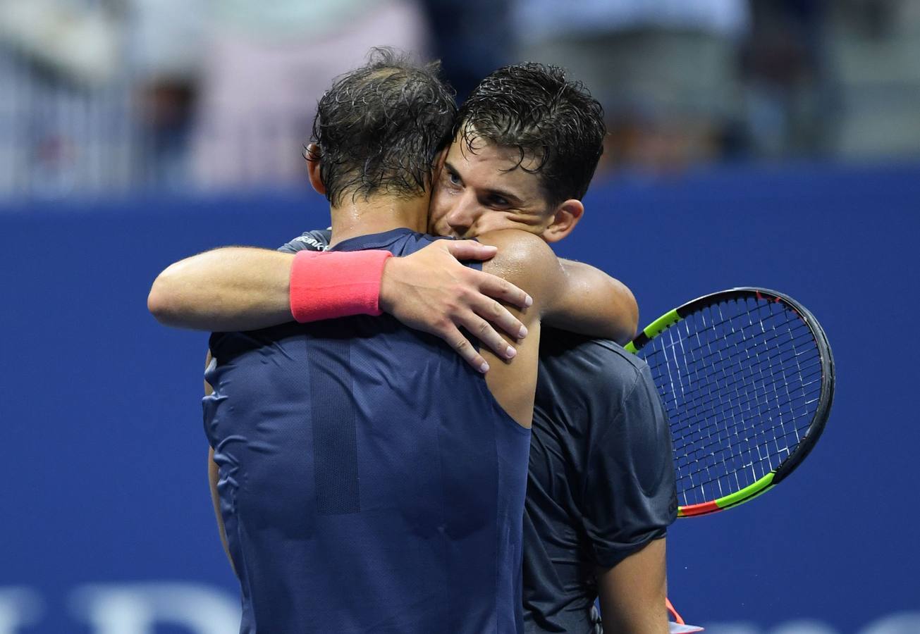 Las mejores imágenes del partido de cuartos de final del Abierto de Estados Unidos entre Rafa Nadal y Dominic Thiem. 