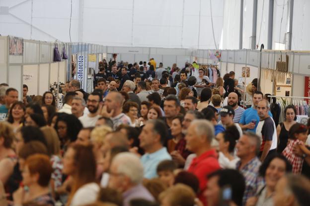 La gran afluencia de público se mantuvo durante las tres jornadas de la feria. 