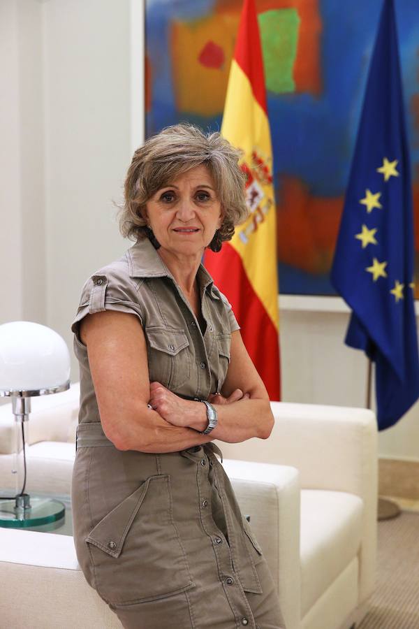 María Luisa Carcedo, alta comisionada contra la pobreza infantil, en una imagen facilitada momentos después de ser anunciado su nombramiento como ministra de Sanidad.