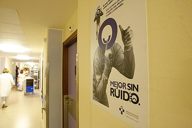 Una de las plantas de hospitalización del Hospital Universitario San Agustín. 