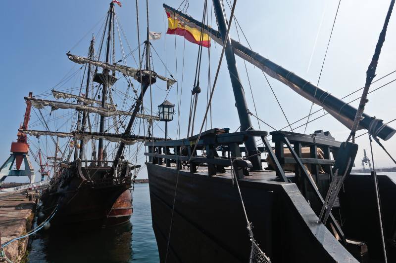 Los tres buques participan en el Festival Marítimo y se podrán visitar de 10 a 20 horas.
