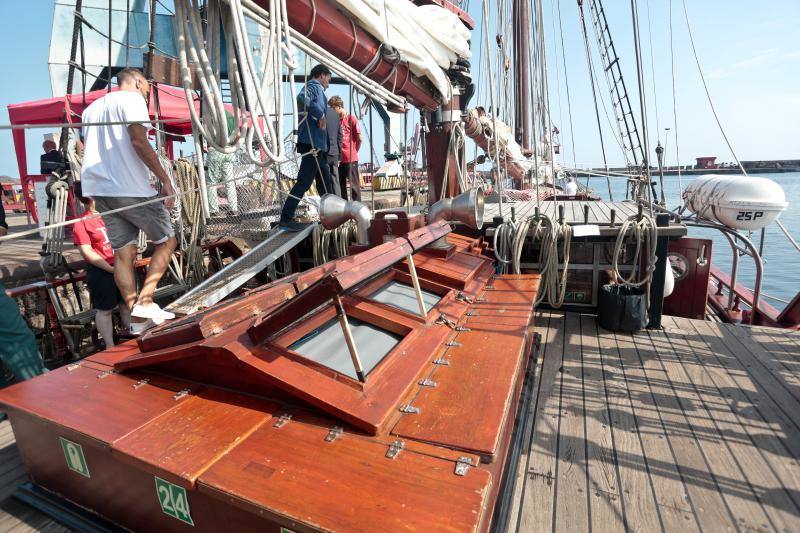 Los tres buques participan en el Festival Marítimo y se podrán visitar de 10 a 20 horas.