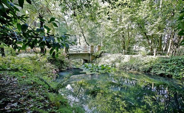 Uno de los rincones del Jardín Botánico de Gijón, que reúne la mayor colección de especies vegetales de Asturias.