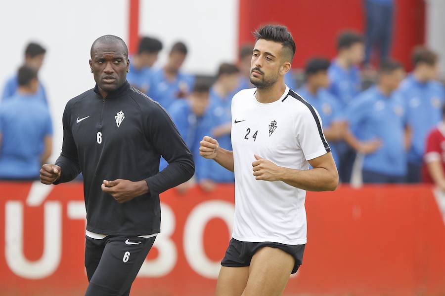 Fotos: Entrenamiento del Sporting (23/09/2018)