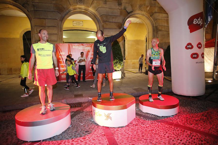  Carrera Nocturna Gijón 10K  Moha Bakkali y Esther Álvarez se impusieron en la prueba. 