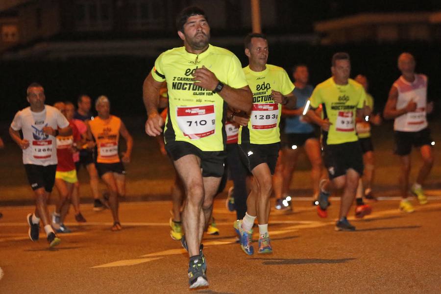 Carrera Nocturna Gijón 10K  Moha Bakkali y Esther Álvarez se impusieron en la prueba. 